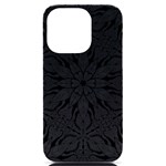 Seamless Tiling Pattern Hand Drawn Black White iPhone 14 Pro Black UV Print PC Hardshell Case