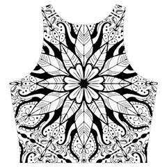 Seamless Tiling Pattern Hand Drawn Black White Cut Out Top from ArtsNow.com Back