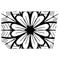 Seamless Tiling Pattern Hand Drawn Black White Men s Side Zip Front Pouch Ski And Snowboard Bib Pants	 from ArtsNow.com Loop Right