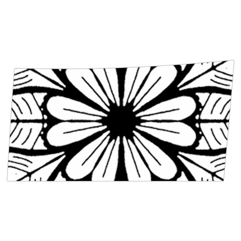 Seamless Tiling Pattern Hand Drawn Black White Men s Side Zip Front Pouch Ski And Snowboard Bib Pants	 from ArtsNow.com Front Left