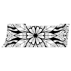 Seamless Tiling Pattern Hand Drawn Black White Men s Side Zip Front Pouch Ski And Snowboard Bib Pants	 from ArtsNow.com Waistband Left