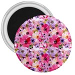 Pattern Seamless Texture Daisies 3  Magnets