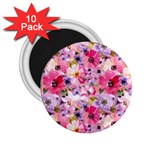 Pattern Seamless Texture Daisies 2.25  Magnets (10 pack) 