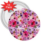 Pattern Seamless Texture Daisies 3  Buttons (10 pack) 