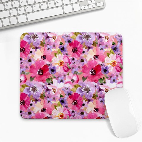 Pattern Seamless Texture Daisies Large Mousepad from ArtsNow.com Front