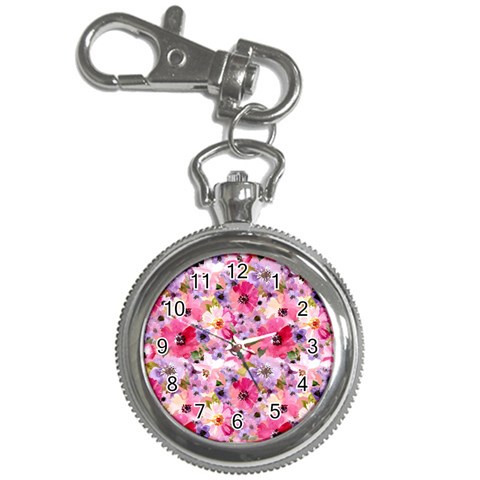 Pattern Seamless Texture Daisies Key Chain Watches from ArtsNow.com Front