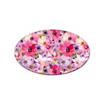 Pattern Seamless Texture Daisies Sticker (Oval)