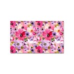 Pattern Seamless Texture Daisies Sticker (Rectangular)