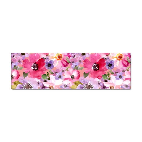 Pattern Seamless Texture Daisies Sticker (Bumper) from ArtsNow.com Front