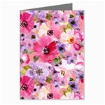 Pattern Seamless Texture Daisies Greeting Card