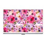 Pattern Seamless Texture Daisies Business Card Holder