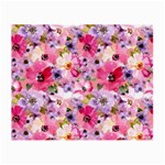 Pattern Seamless Texture Daisies Small Glasses Cloth