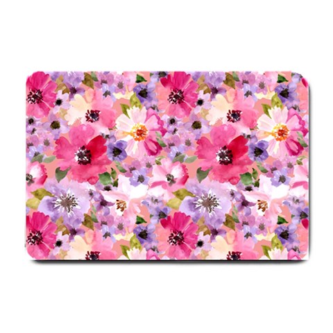 Pattern Seamless Texture Daisies Small Doormat from ArtsNow.com 24 x16  Door Mat