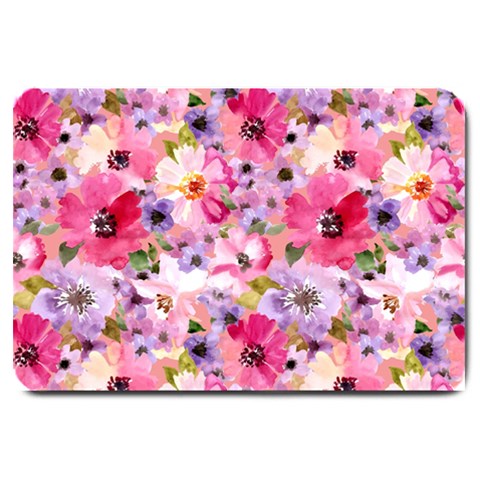 Pattern Seamless Texture Daisies Large Doormat from ArtsNow.com 30 x20  Door Mat