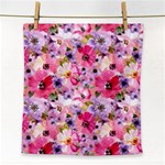 Pattern Seamless Texture Daisies Face Towel