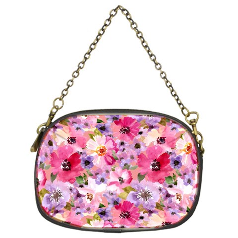 Pattern Seamless Texture Daisies Chain Purse (One Side) from ArtsNow.com Front