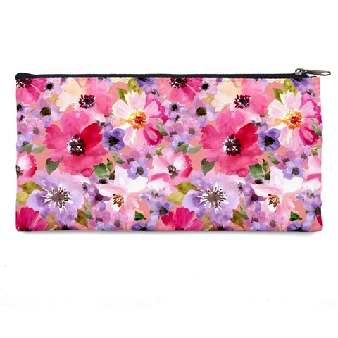 Pattern Seamless Texture Daisies Pencil Cases from ArtsNow.com Back