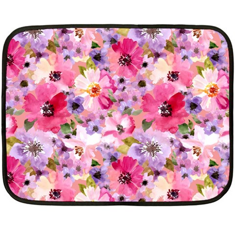 Pattern Seamless Texture Daisies Two Sides Fleece Blanket (Mini) from ArtsNow.com 35 x27  Blanket Front