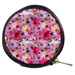 Pattern Seamless Texture Daisies Mini Makeup Bag