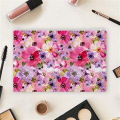 Pattern Seamless Texture Daisies Cosmetic Bag (Large) from ArtsNow.com Back