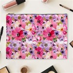 Pattern Seamless Texture Daisies Cosmetic Bag (XL)