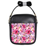 Pattern Seamless Texture Daisies Girls Sling Bag