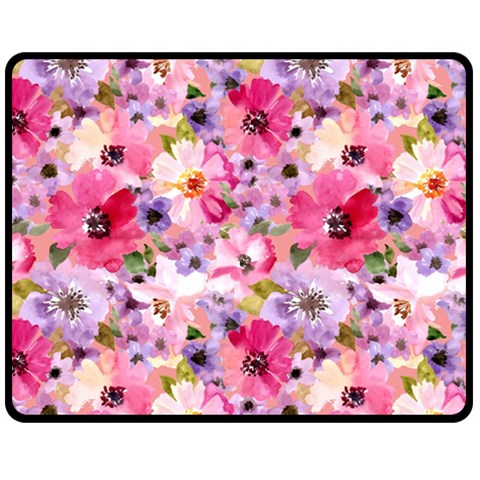 Pattern Seamless Texture Daisies Fleece Blanket (Medium) from ArtsNow.com 60 x50  Blanket Front