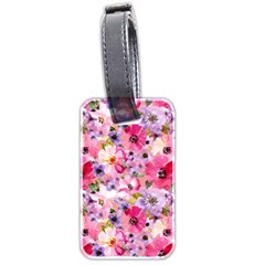 Pattern Seamless Texture Daisies Luggage Tag (two sides) from ArtsNow.com Front