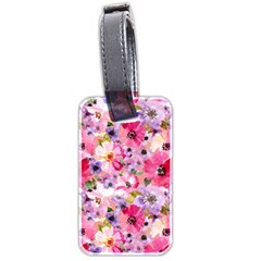 Pattern Seamless Texture Daisies Luggage Tag (two sides) from ArtsNow.com Back