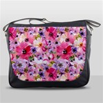 Pattern Seamless Texture Daisies Messenger Bag