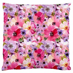 Pattern Seamless Texture Daisies Large Cushion Case (Two Sides) from ArtsNow.com Front