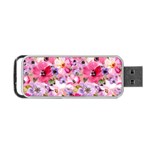 Pattern Seamless Texture Daisies Portable USB Flash (One Side)