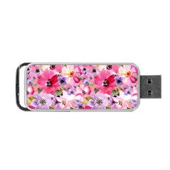 Pattern Seamless Texture Daisies Portable USB Flash (Two Sides) from ArtsNow.com Front