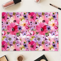 Pattern Seamless Texture Daisies Cosmetic Bag (XXL) from ArtsNow.com Front