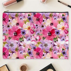 Pattern Seamless Texture Daisies Cosmetic Bag (XXXL) from ArtsNow.com Front