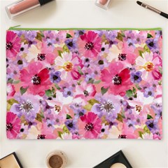 Pattern Seamless Texture Daisies Cosmetic Bag (XXXL) from ArtsNow.com Front