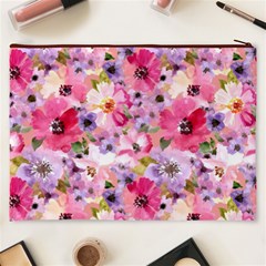 Pattern Seamless Texture Daisies Cosmetic Bag (XXXL) from ArtsNow.com Back