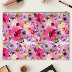 Pattern Seamless Texture Daisies Cosmetic Bag (XXXL) from ArtsNow.com Back