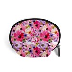 Pattern Seamless Texture Daisies Accessory Pouch (Small)