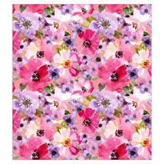 Pattern Seamless Texture Daisies Drawstring Pouch (Medium) from ArtsNow.com Back