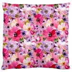 Pattern Seamless Texture Daisies Standard Premium Plush Fleece Cushion Case (One Side)