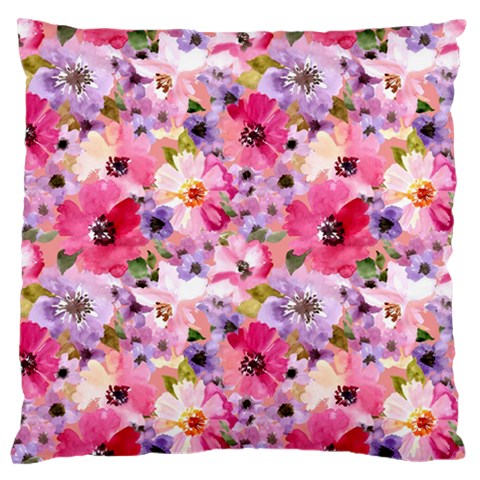 Pattern Seamless Texture Daisies Standard Premium Plush Fleece Cushion Case (Two Sides) from ArtsNow.com Front