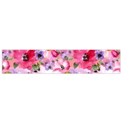 Pattern Seamless Texture Daisies Small Premium Plush Fleece Scarf from ArtsNow.com Front