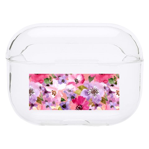 Pattern Seamless Texture Daisies Hard PC AirPods Pro Case from ArtsNow.com Front