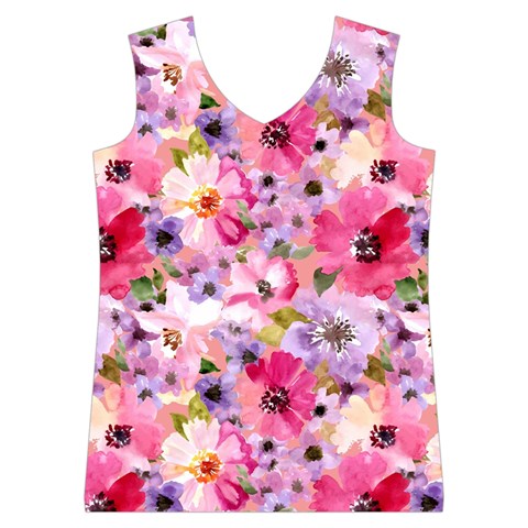 Pattern Seamless Texture Daisies Women s Basketball Tank Top from ArtsNow.com Front