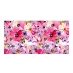 Pattern Seamless Texture Daisies Satin Wrap 35  x 70 