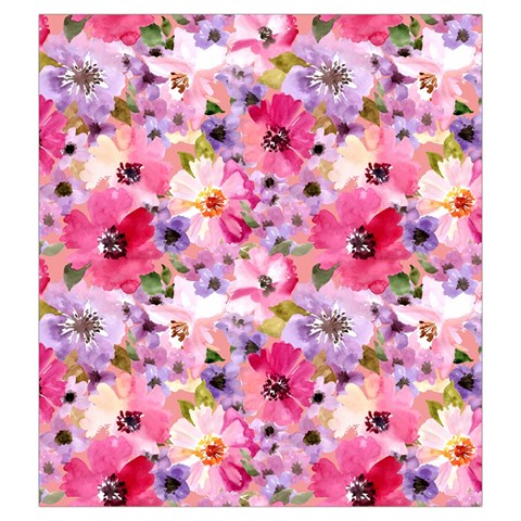 Pattern Seamless Texture Daisies Drawstring Pouch (2XL) from ArtsNow.com Front