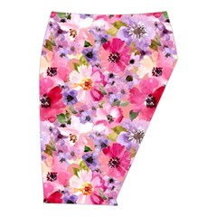 Pattern Seamless Texture Daisies Midi Wrap Pencil Skirt from ArtsNow.com  Front Right 