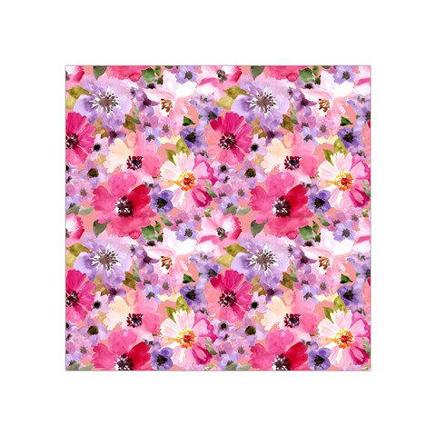 Pattern Seamless Texture Daisies Square Tapestry (Small) from ArtsNow.com Front