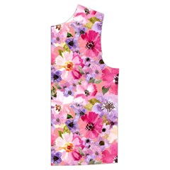 Pattern Seamless Texture Daisies Kid s Button Up Puffer Vest from ArtsNow.com Front Left